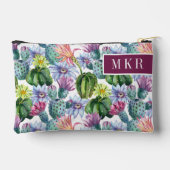 Handgeverfde Waterverf Cactus Patroon Etui (Achterkant)