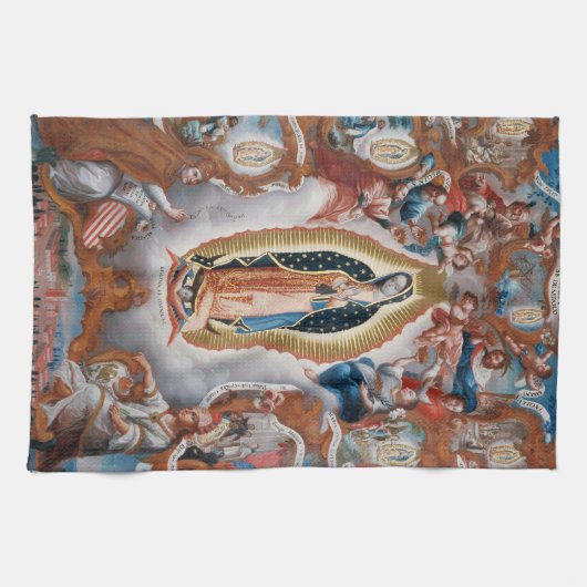 Handhanddoek "Maagd van Guadalupe" Theedoek (Horizontaal)
