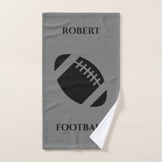 Handhanddoek van het football, gepersonaliseerde n handdoek (Handdoek)