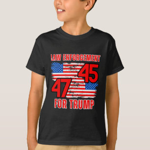 Handhaving voor Trump 45 47 T-shirt