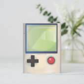 Handheld spelconsole briefkaart (Staand voorkant)