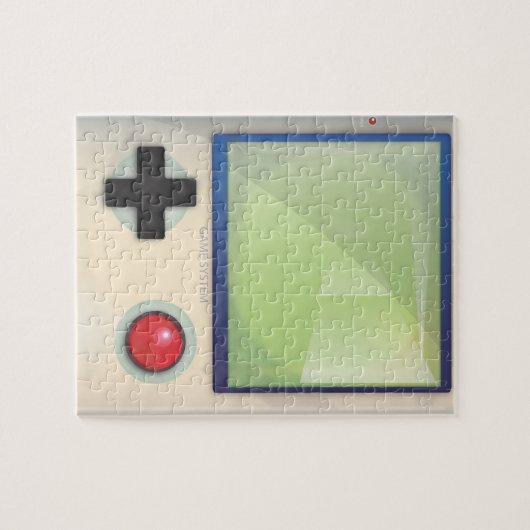 Handheld spelconsole legpuzzel (Horizontaal)