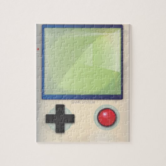 Handheld spelconsole legpuzzel (Verticaal)