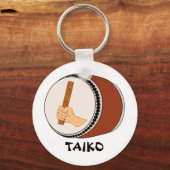 HandHolding Stick Taiko Drum Japanse drumming Sleutelhanger (Voorkant)