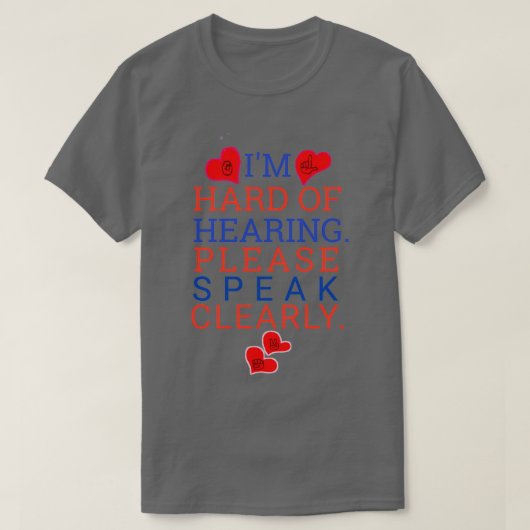 Handicap auditif Classic TShirt (Design devant)