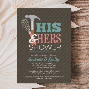 Handicap Couple Shower Invitation