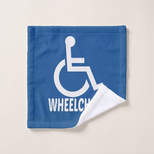 Handicap Fauteuil roulant (Gant de toilette)