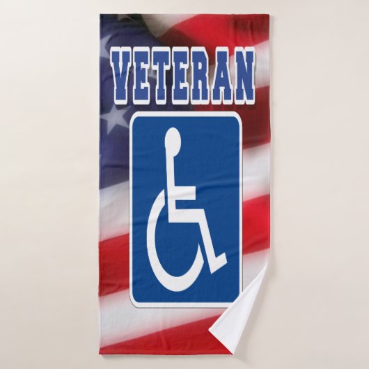Handicap Handicap Vétérinaire États-Unis (Serviette de bain)