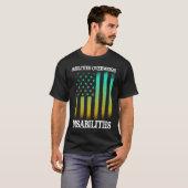 Handicap Humor Gehandicapte Survivor Warrior 2 T-shirt (Voorkant volledig)