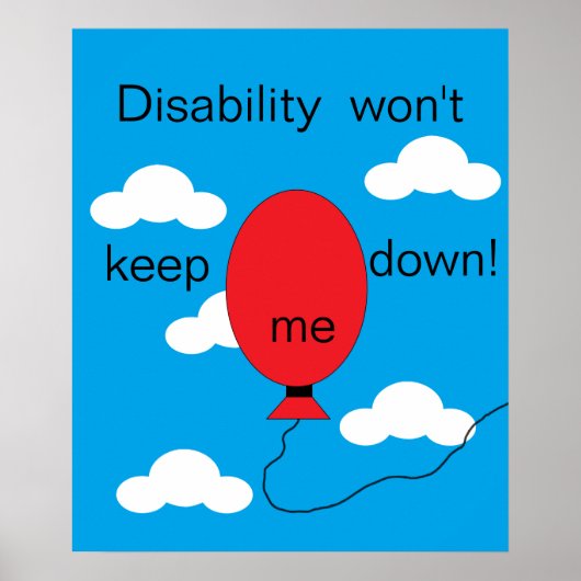 Handicap ne me laissera pas tomber ! Affiche (Devant)