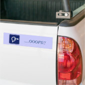 handicap, ...OEPEN! Bumpersticker (Op Truck)
