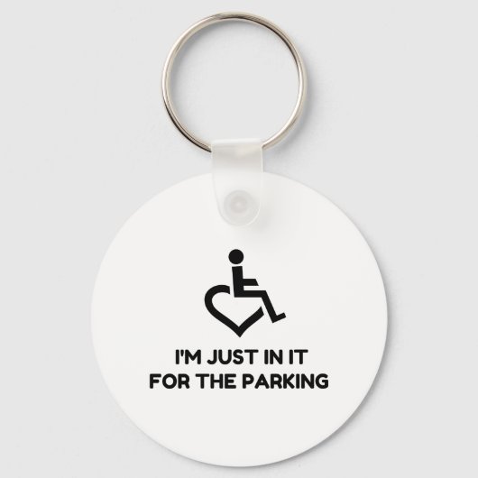 Handicap Parking Sleutelhanger (Voorkant)