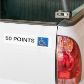 Handicap Points Bumpersticker (Op Truck)