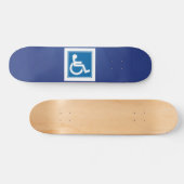 Handicap Sign Skateboard (Horizontaal)