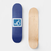 Handicap Sign Skateboard (Voorkant)