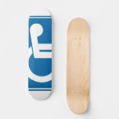Handicap Sign Skateboard (Voorkant)