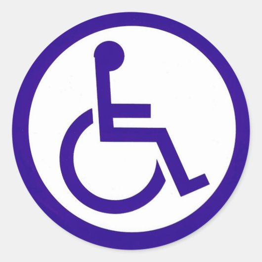 Handicap Sticker (Voorkant)