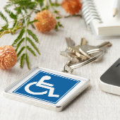 Handicap-teken Sleutelhanger (Zijkant)