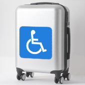 Handicap-teken Sticker (Koffer)