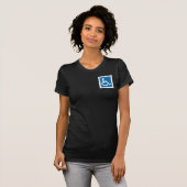 Handicap-teken T-shirt (Voorkant volledig)