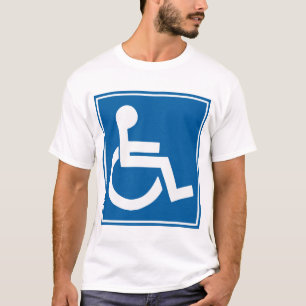 Handicap-teken T-shirt