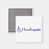 Handicapabel (rolstoel) magneet (Voorkant / Achterkant)