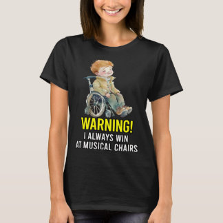 Handicapabele gehandicapte rolstoel H T-shirt