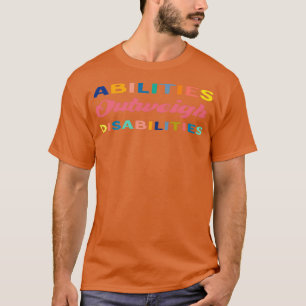 handicaps die zwaarder wegen t-shirt