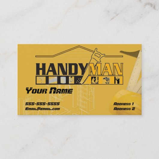 Handig Man Visitekaartje (Voorkant)