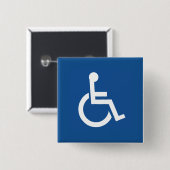 Handig Vierkante Button 5,1 Cm (Voorkant /achterkant)