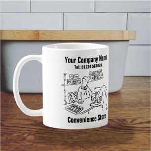 Handige Cartoon Koffiemok
