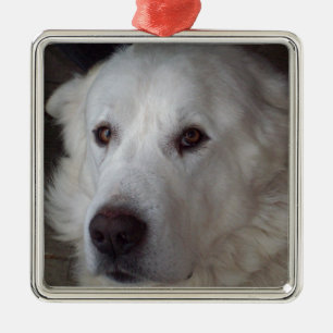 Handige Grote Pyreneeën Dog Metalen Ornament