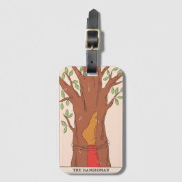 Handige Mannen tarotgrote boompoten Bagagelabel