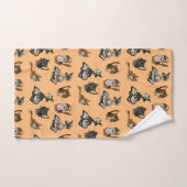 Handige studie met geel handdoek (Handdoek)