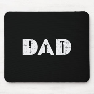 Handige tools Grappige vaders dag monteur papa Muismat