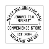 Handige winkel Rubberstempel (Afrduk)