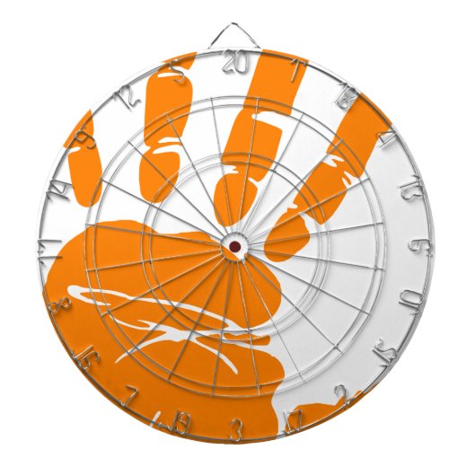 Handindruk Dartbord (Voorkant)