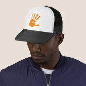 Handindruk Trucker Pet (In situ)