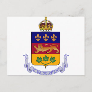 handjas van de quebec briefkaart