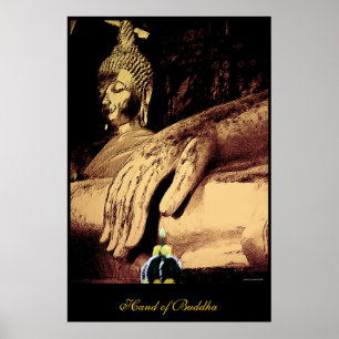 Handje Boeddha Poster