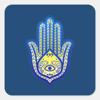 Handje Fatima Vierkante Sticker
