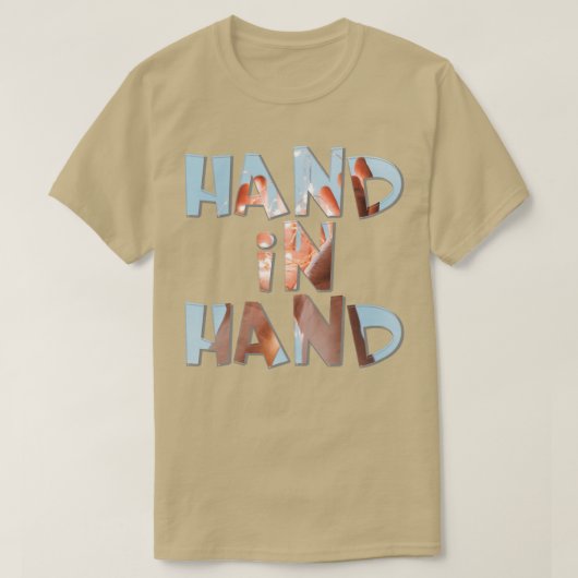 Handje in hand t-shirt (Design voorkant)
