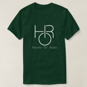 Handje op het Witte T-shirt van Radio Mannen met t