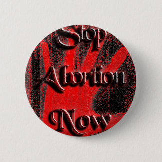 Handje - Stop Abortus nu Ronde Button 5,7 Cm