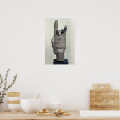 Handje uit een kolossaal standbeeld van Shiva, uit Poster (Keuken)