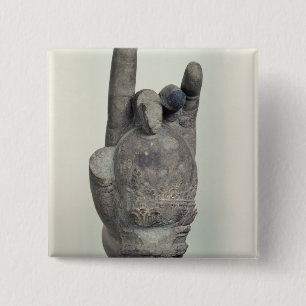 Handje uit een kolossaal standbeeld van Shiva, uit Vierkante Button 5,1 Cm