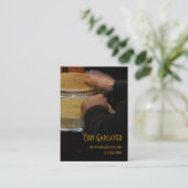 handjes van congaplayer op conga drums visitekaartje (Staand voorkant)