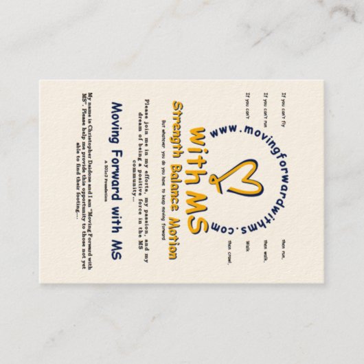 handkaarten visitekaartje (Voorkant)