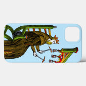  handklokken Hoesje-Mate iPhone Case (Achterkant (horizontaal))