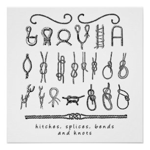 Handknopen Perfect Poster